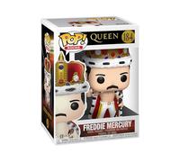 Funko Pop! Rocks: Queen - Freddie Mercury (King) | Merchandising Oficial de Música - Figura de Vinilo Coleccionable para Decoración - Regalo Friki de Cumpleaños