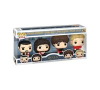 Funko Pop! Rocks: Queen - Freddie Mercury - Radio Gaga 4PK - Figura de Vinilo Coleccionable - Idea de Regalo - Mercancia Oficial - Juguetes para Niños y Adultos - Music Fans