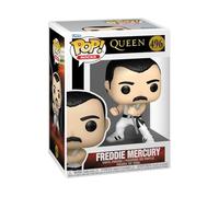 Funko Pop! Rocks: Queen - Freddie Mercury - White Singlet - Figura de Vinilo Coleccionable - Idea de Regalo - Mercancía Oficial - Juguetes para niños y Adultos - Figura Modelo para coleccionistas
