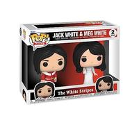 Funko Pop! Rocks: The Meg White Stripes 2pk - The White Stripes - Figura de Vinilo Coleccionable - Idea de Regalo- Mercancia Oficial - Juguetes para Niños y Adultos - Music Fans