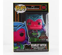 Funko Pop Scarlet Witch Wanda Vision Marvel Black Light Special Edition 986 | Pop Marvel Wanda Vision - Figura de acción exclusiva de 3.75 pulgadas - Bruja Escarlata de luz negra #986