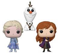 Funko POP! Set 3 Figuras Disney Frozen II Olaf, Anna y Elsa