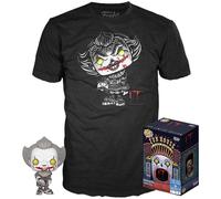 Funko pop- set figura pop & tee it 2 pennywise exclusive muñecos cabe