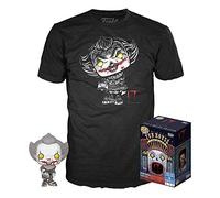 Funko Set Figura Pop y Camiseta IT 2 Pennywise Exclusive Muñecos cabezones Multicolor