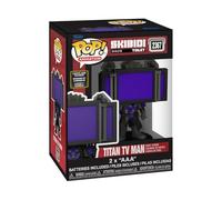 Funko Pop! SFX: Skibidi - Titan TV Man - Batman - Lights & Sound - Figura de Vinilo Coleccionable - Idea de Regalo - Mercancía Oficial - Juguetes para niños y Adultos