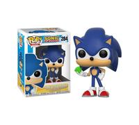 Funko - Figura de vinilo coleccionable - Pop! Games Sonic con esmeralda - Oficial