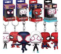 FUNKO POP Spider-Man el Spot Spider-GWEN VERDE GOBLIN ZOMBIE HUNTER SPIDEY Peter Parker Mysterio llavero figuras de vinilo Juguetes 2