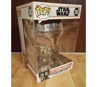 FUNKO POP Star Wars 380 The Mandalorian Con Niño Grogu Jumbo Pop 10 Pulgadas