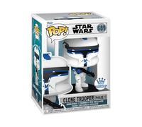 Funko Pop! Star Wars: Ahsoka - Clone Trooper *Phase 1 Shop Exclusive, estándar, 77102