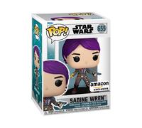Funko Pop! Star Wars: Ahsoka TV - Sabine Wren - Brilla en la Oscuridad - Star Wars Ahsoka - Exclusiva Amazon - Figura de Vinilo Coleccionable - Idea de Regalo- Mercancia Oficial - TV Fans
