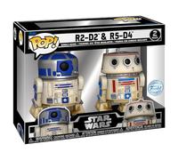 Funko POP! Star Wars Celebration 2023 R2-D2 y R5-D4 Vinyl Bobblehead Set de 2 unidades exclusivo de la convenci n gal ctica 2023