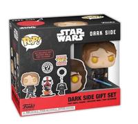 Funko Pop! Star Wars Dark Side - Juego de regalo, figura de vinilo con minigolero misterioso y llavero, paquete coleccionable