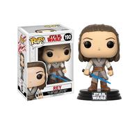 FUNKO POP STAR WARS EPISODIO VIII: THE LAST JEDI - REY CON SABLE LASER AZUL