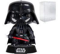 Funko POP Star Wars: Figura Clásica de Vinilo de Darth Vader 01 (Incluye Funda Protectora Compatible), Multicolor, 3.75 Pulgadas