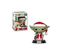 Funko Pop! Star Wars: Holiday Santa Yoda | Merchandising Oficial de Ciencia Ficción - Figura de Vinilo Coleccionable para Decoración - Regalo Friki de Cumpleaños