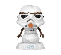 Funko Pop! Star Wars: Holiday - Stormtrooper - Snowman | Merchandising Oficial de Ciencia Ficción - Figura de Vinilo Coleccionable para Decoración - Regalo Friki de Cumpleaños