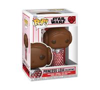 Funko Pop! Star Wars: Leia Organa (Val Choc) | Merchandising Oficial de Ciencia Ficción - Figura de Vinilo Coleccionable para Decoración - Regalo Friki de Cumpleaños