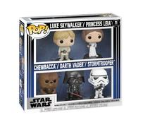 Funko Pop! Star Wars: Luke/Leia/Chewbacca/Vader/Stormtrooper, paquete de 5