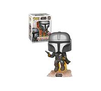 Funko Pop! Star Wars: Mandalorian-Mando Flying with Blaster - The Mandalorian - Figura de Vinilo Coleccionable - Idea de Regalo- Mercancia Oficial - Juguetes para Niños y Adultos - TV Fans