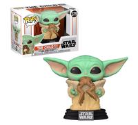 Funko Pop! Star Wars: The Mandalorian - Grogu with Frog | Merchandising Oficial - Figura de Vinilo Coleccionable para Decoración - Regalo Friki de Cumpleaños
