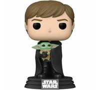 Funko Pop Star Wars Mandalorianos Luke Con Niño Grogu Figura Vinilo #482 58290