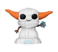 Funko - Figura de Vinilo Pop! Star Wars Grogu (Mando Holiday) SNWMN - Mercancía oficial