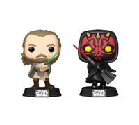 Funko Pop! Star Wars: Qui-Gon Jinn vs Darth Maul - Figura de vinilo (2 unidades)