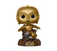 Funko Pop Star Wars - Retorno del Jedi 40 Aniversario - C3PO en Silla 70744 Figura Coleccionable