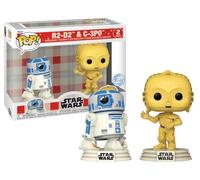Funko ¡Pop! Star Wars: Retro Reimagined Series - R2-D2 y C-3PO Paquete de 2 (exclusivo de objetivo)