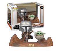 Funko pop star wars the mandalorian the mandalorian & baby yoda