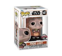 Funko Pop! Star Wars: The Mandalorian - Frog Lady - Figura de Vinilo Coleccionable - Idea de Regalo- Mercancia Oficial - Juguetes para Niños y Adultos - TV Fans - Muñeco para Coleccionistas