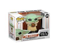 Funko Pop! Star Wars: The Mandalorian-Grogu (The Child, Baby Yoda) With Cup - Figura de Vinilo Coleccionable - Idea de Regalo- Mercancia Oficial - Juguetes para Niños y Adultos - TV Fans