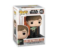 Funko Pop! Star Wars: The Mandalorian - Luke Skywalker with Grogu (The Child, Baby Yoda) - Figura de Vinilo Coleccionable - Idea de Regalo- Mercancia Oficial - Juguetes para Niños y Adultos - TV Fans