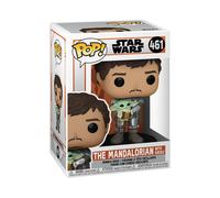 Funko Pop Star Wars: The Mandalorian - Mando Holding Grogu (The Child, Baby Yod