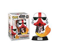 Funko Pop! Star Wars: The Mandalorian - Red Stripe - Incinerator Stormtrooper - Figura de Vinilo Coleccionable - Idea de Regalo- Mercancia Oficial - Juguetes para Niños y Adultos - TV Fans