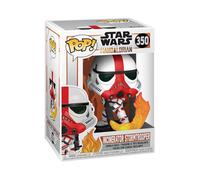 Funko Pop! Star Wars: The Mandalorian - Red Stripe - Incinerator Stormtrooper - Figura de Vinilo Coleccionable - Idea de Regalo- Mercancia Oficial - Juguetes para Niños y Adultos - TV Fans