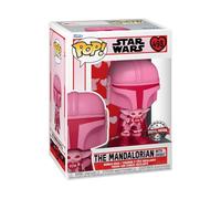 Funko Pop! Star Wars: Valentines - Boba Fett - Mando with Grogu (The Child, Baby Yoda) - The Mandalorian - Figura de Vinilo Coleccionable - Idea de Regalo- Mercancia Oficial - TV Fans