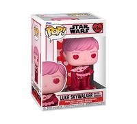 Funko Star Wars Pop Vinilo Figura Luke Con Grogu Rosa 3.75" 494