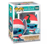 Funko pop! stitch unwrapping gift navideño 1522 pop lilo & stitch dis