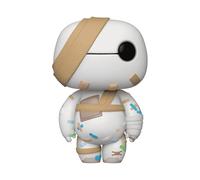 Funko Pop! Super: Baymax con vendas - Pegatina de convención compartida, 12,2 cm