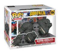 Funko pop! super: godzilla - sleeping godzilla with minilla - figura d