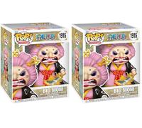 Funko Pop! Super: OP - Big Mom - (Kimono) - 1/6 de Probabilidades de Obtener la RARA Variante Chase - One Piece- Figura de Vinilo Coleccionable - Idea de Regalo - Mercancia Oficial (Paquete de 2)