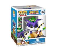 Funko Pop! Super: Sonic The Hedgehog - Big The Cat with Froggy | Merchandising Oficial de Videojuegos - Figura de Vinilo Coleccionable para Decoración - Regalo Friki de Cumpleaños