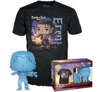 Funko Pop! & tee: Aot - Eren Yaeger with Marks - Small - (S) - Attack On Titan - Camiseta, Franela - Ropa con Figura de Vinilo Coleccionable - Idea de Regalo - Juguetes y Camiseta de Manga Corta