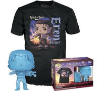 Funko Pop! & tee: Aot - Eren Yaeger with Marks - Extra Large - XL - Attack On Titan - Camiseta, Franela - Ropa con Figura de Vinilo Coleccionable - Idea de Regalo - Juguetes y Camiseta de Manga Corta