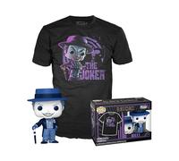 Funko Pop! & tee: Batman - (1989) - The Joker - M - Batman 1989 - Camiseta, Franela - Ropa con Figura de Vinilo Coleccionable - Idea de Regalo - Juguetes y Camiseta de Manga Corta para Adultos