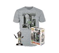 Funko – Pop! + camiseta – Star Wars The Mandalorian IG-11 con The Child – Exclusivo (aleatorio)