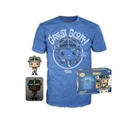Funko Pop! & tee: BTTF - Doc with Helmet with Helmet - Extra Large - XL - Back To The Future - Camiseta, Franela - Ropa con Figura de Vinilo Coleccionable - Idea de Regalo para Adultos Hombres
