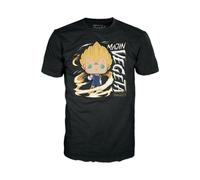 Funko Pop! & tee: DBZ - Majin Vegeta - Brilla en la Oscuridad - Large - (L) - Camiseta, Franela - Ropa con Figura de Vinilo Coleccionable - Idea de Regalo - Juguetes y Camiseta de Manga Corta Hombres
