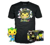Funko Pop! & tee: DC - Joker - (BKLT) - Extra Large - XL - DC Comics - Camiseta, Franela - Ropa con Figura de Vinilo Coleccionable - Idea de Regalo - Juguetes y Camiseta de Manga Corta para Adultos